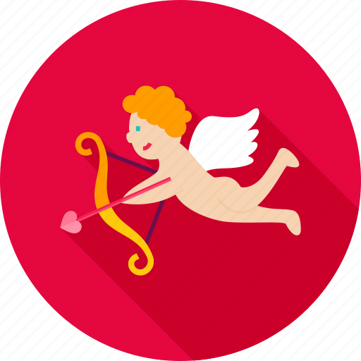 Heart, love, valentine, angel, arrow, bow, cupid icon - Download on Iconfinder