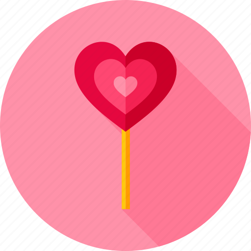 Heart, love, valentine, candy, food, lollipop, sweets icon - Download on Iconfinder