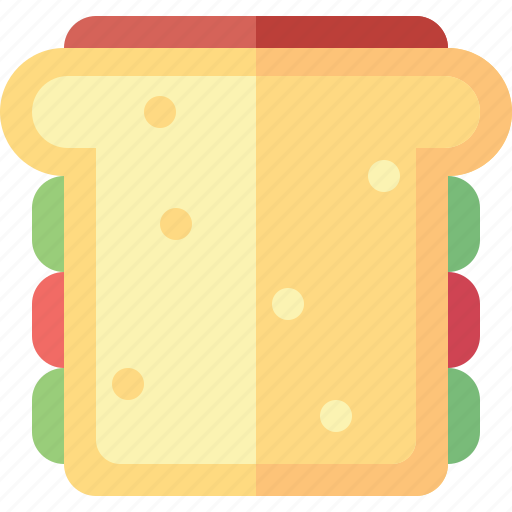 Food, meat, sandwich, toast icon - Download on Iconfinder