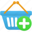 add, basket, shopping, buy, cart, ecommerce, shop 