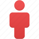 red, user, account, human, people, person, profile