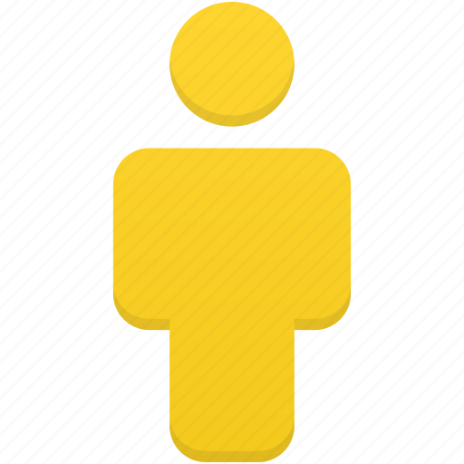 User, yellow, account, human, people, person, profile icon - Download on Iconfinder