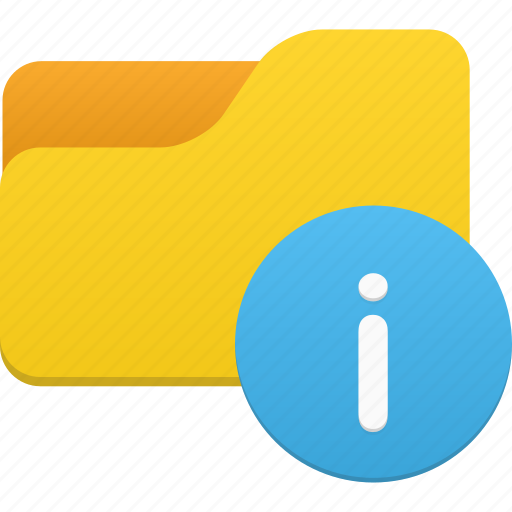 Files, info, folder icon - Download on Iconfinder