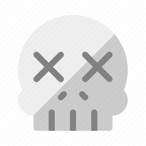 Skull, lose, game over, dead, fail, failed icon - Download on Iconfinder