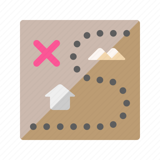 Map, route, strategy, tactics, walkthrough, guide icon - Download on Iconfinder