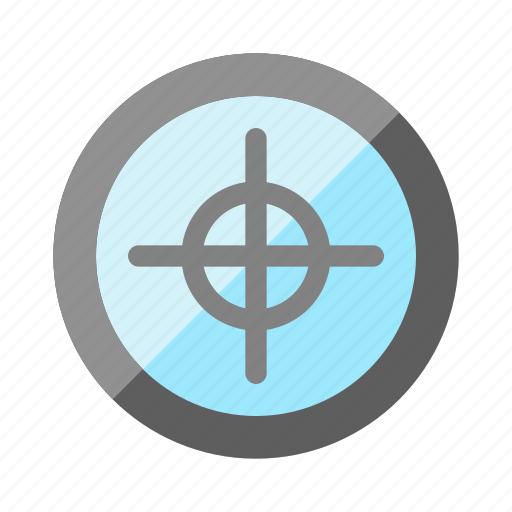 Scope, crosshair, target, aim, shoot, sniper icon - Download on Iconfinder