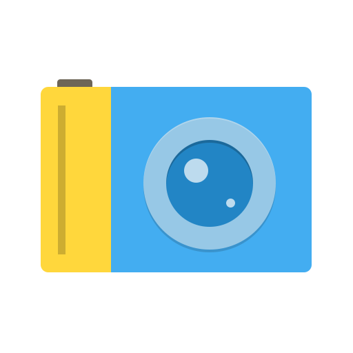 Camera, compact, grip, lens, memories, memory, photo icon - Free download