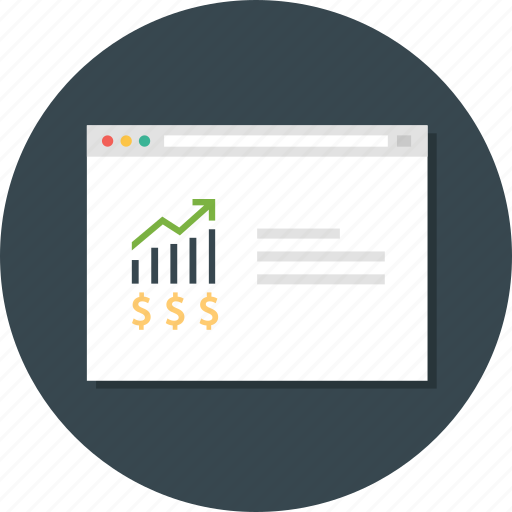 Growth, revenue, web analytic, web monitoring icon - Download on Iconfinder