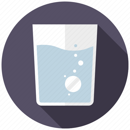 Bubbly, drugs, effervescent tablet, fizzy, glass, medicine, pharmaceutics icon - Download on Iconfinder