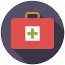 box, first aid kit, healthcare, medicine, pharmaceutics, suitcase