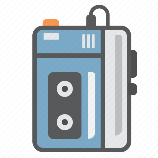 Cassette, music, music player, sony, vintage, walkman icon - Download on Iconfinder