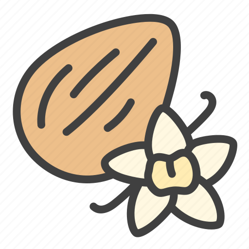 Almond, vanila, nuts, flavor, vanilla icon - Download on Iconfinder