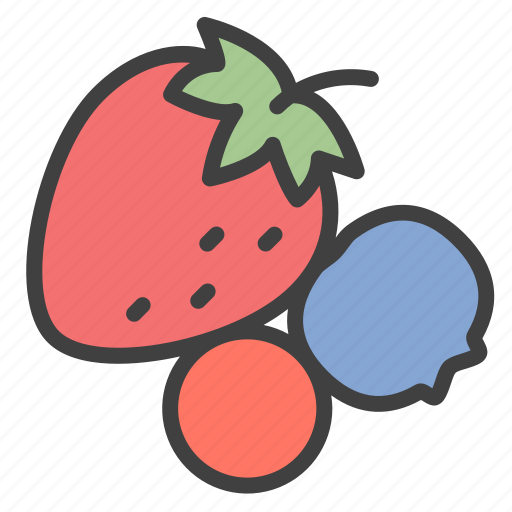 Berry, fruits, fresh, organic, flavor, strawberry icon - Download on Iconfinder