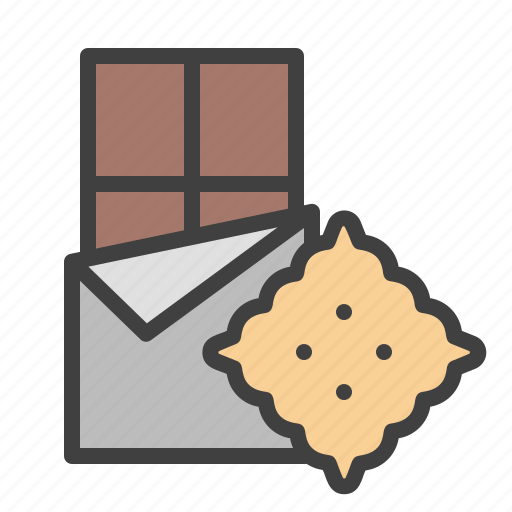 Biscuit, chocolate, tasty, flavor, wrapper icon - Download on Iconfinder