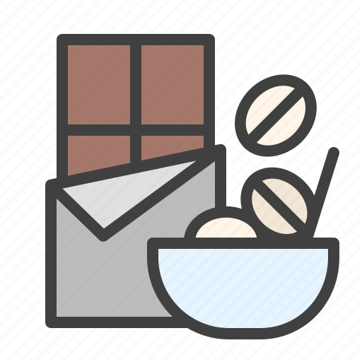 Chocolate, oat, coffee, tasty, flavor icon - Download on Iconfinder