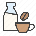 coffee, milk, espresso, cup, flavor