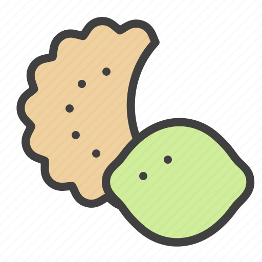 Cookie, lime, biscuit, cracker, snack, tasty, pastry icon - Download on Iconfinder