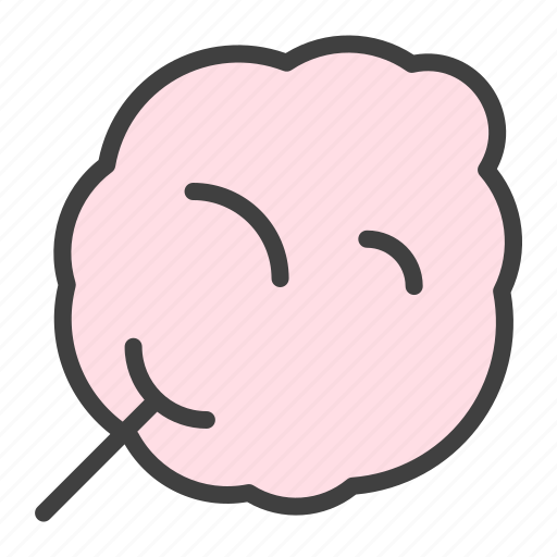 Cotton, candy, cotton candy, candy-floss, tasty, flavor icon - Download on Iconfinder