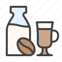 latte, milk, macchiato, coffee, drink, taste