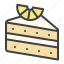 mascarpone, lemon, cake, pie, tart 