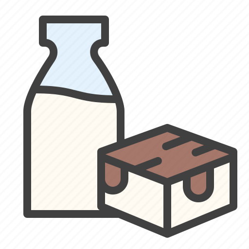 Milk, souffle, in, chocolate, taste icon - Download on Iconfinder