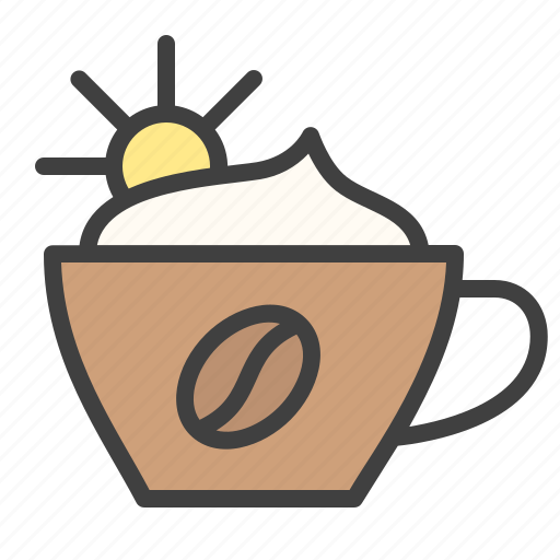 Morning, cappuccino, coffee, cup, drink icon - Download on Iconfinder