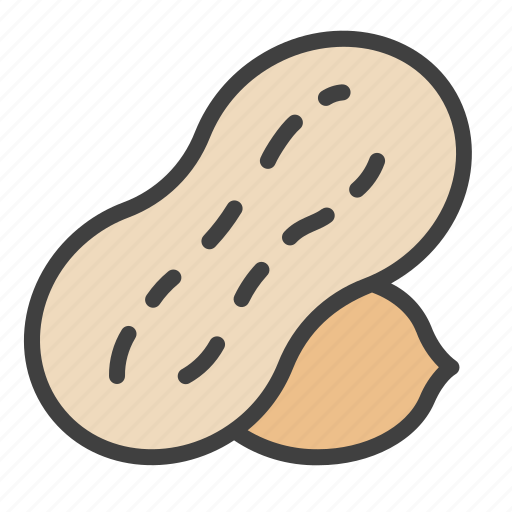 Peanut, nut, taste, snack icon - Download on Iconfinder