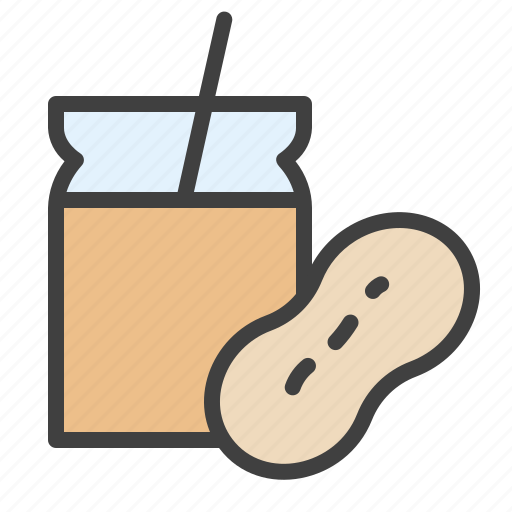 Peanut, butter, nut, peanut butter icon - Download on Iconfinder