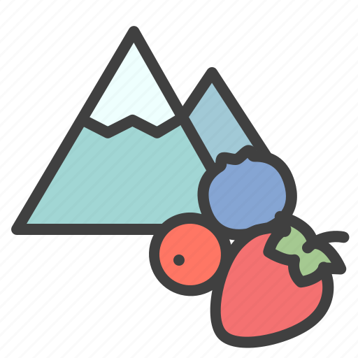 Scandinavian, berry, berries, strawberry, fruit, organic icon - Download on Iconfinder