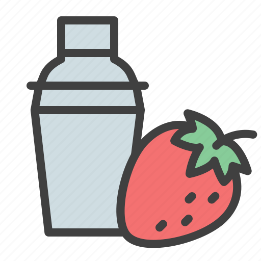 Strawberry, shake, cake, pie, taste icon - Download on Iconfinder