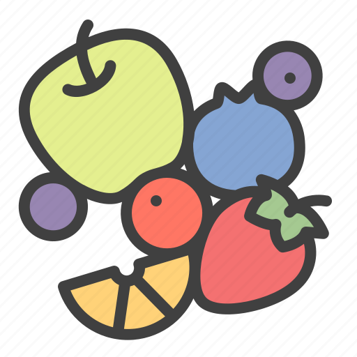 Tutti, frutti, fruit, fruits, orange, strawberry, lemon icon - Download on Iconfinder