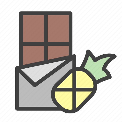White, chocolate, pineapple, taste icon - Download on Iconfinder