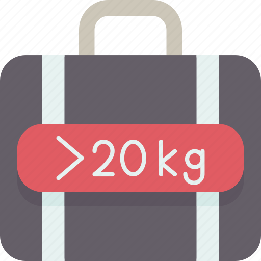 Travel, baggage, excess, luggage, weight icon - Download on Iconfinder