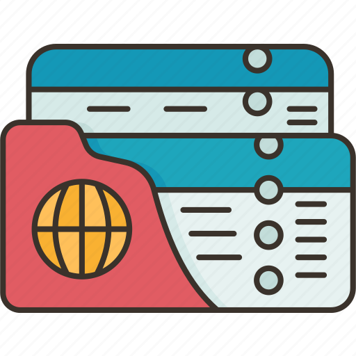 Air, ticket, travel, flight, boarding icon - Download on Iconfinder