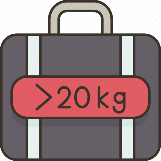 Travel, baggage, excess, luggage, weight icon - Download on Iconfinder