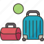 travel, baggage, extra, luggage, weight 