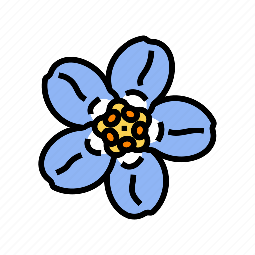 Forget, me, not, flower, spring, blossom icon - Download on Iconfinder