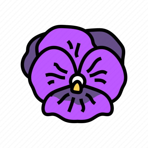 Violet, flower, spring, blossom, floral, petal icon - Download on Iconfinder