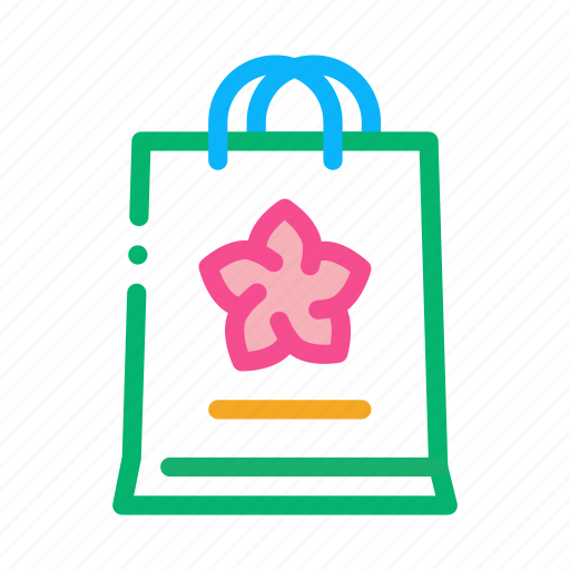 Bag, boutique, building, delivery, flower, shop, store icon - Download on Iconfinder