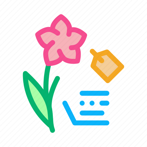 Boutique, building, delivery, flower, label, price, store icon - Download on Iconfinder