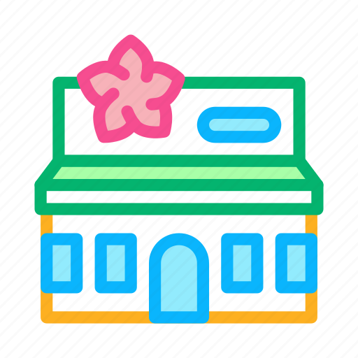 Boutique, building, floral, flower, present, shop, store icon - Download on Iconfinder