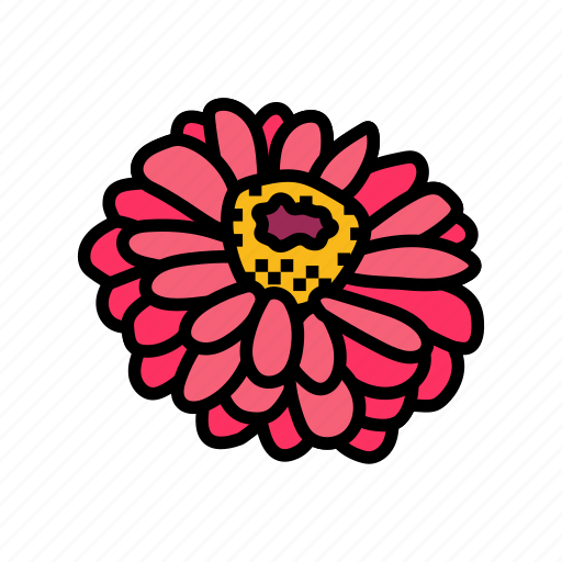 Zinnia, blossom, spring, flower, floral, nature icon - Download on Iconfinder