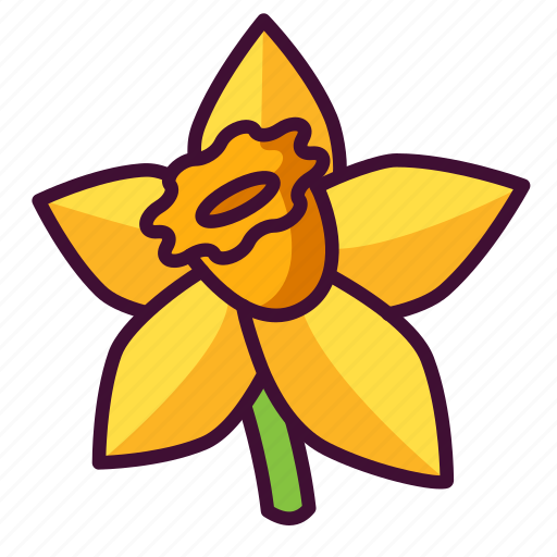 Daffodil, floral, flowers, nature, plants icon - Download on Iconfinder