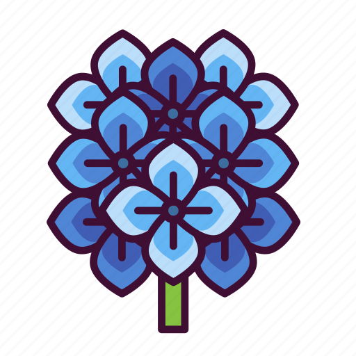 Floral, flowers, hydrangea, nature, plants icon - Download on Iconfinder