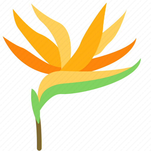 Bird of paradise, flower, bloom, floral icon - Download on Iconfinder