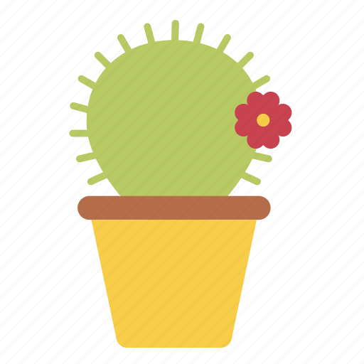 Cactus, desert, flower, garden, plant, pot, spines icon - Download on Iconfinder