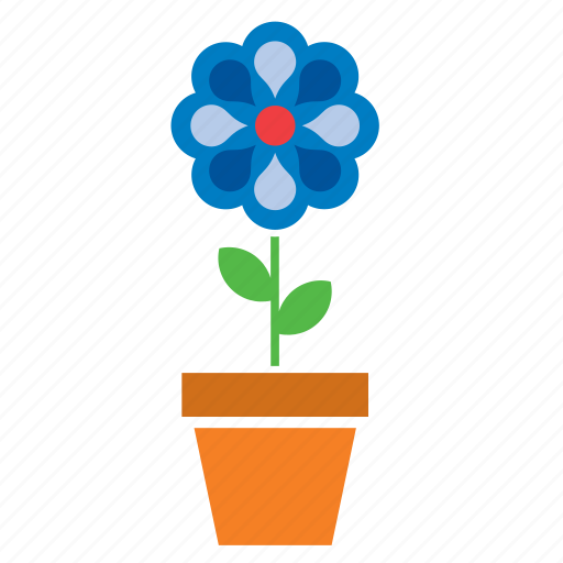 Decoration, floral, flower, flowerpot, garden, nature icon - Download on Iconfinder