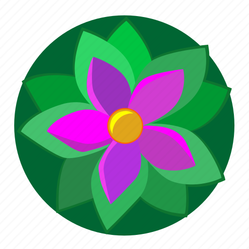 Flower, green, nature, plant, violet icon - Download on Iconfinder
