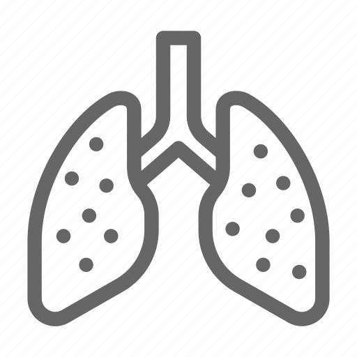 Bacteria, dirt, disease, dust, flu, lung, pollution icon - Download on Iconfinder
