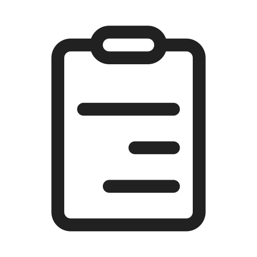 Ic, fluent, clipboard, text, rtl, regular icon - Free download